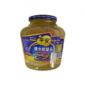 平安糖水桃罐头1.25千克