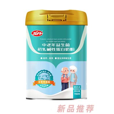 龙丹中老年益生菌初乳碱性蛋白奶粉
