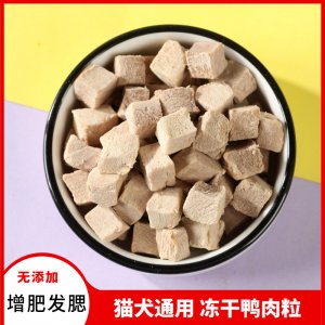 梓鑫冻干鸭肉粒猫咪狗狗500g