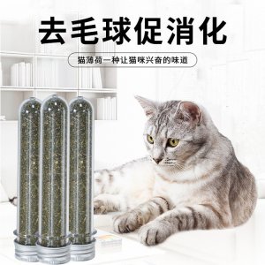 薄荷猫咪自嗨催吐毛球