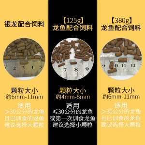 海豚龙鱼配合饲料125g/360g/380g