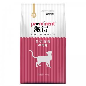 派得全价猫粮10kg牛肉味