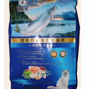 E代宠营养均衡全价全猫粮鸡肉三文鱼味10kg