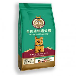 欧悦全价幼年期犬粮10kg