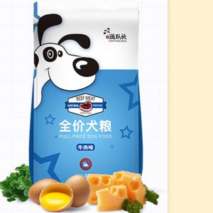 斑队长全价犬粮牛肉味道2kg/20kg