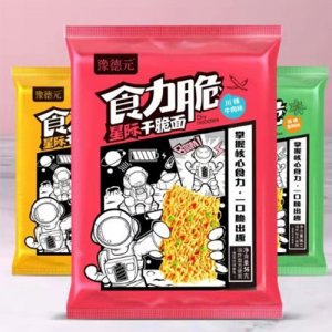 豫德元食力脆星际干脆面组合装56g