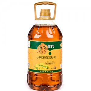 喜盈门非转基因小榨浓香菜籽油5L