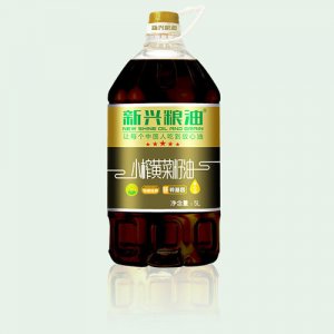 新兴粮油小榨黄菜籽油5L