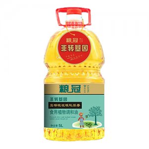 粮冠压榨橄榄核桃浓香食用植物调和油5L