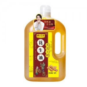 醇U工坊古法小榨花生油5L