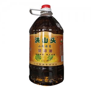 洪山头小榨特香菜籽油5L