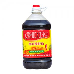 宏帆牌纯正菜籽油5L