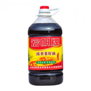 宏帆牌浓香菜籽油4.5L