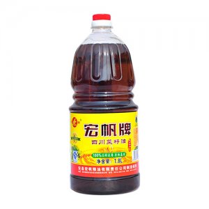 宏帆牌四川菜籽油1.8L