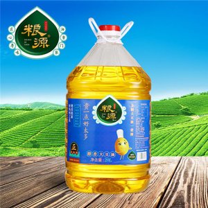 粮源醇香大豆油桶装20L