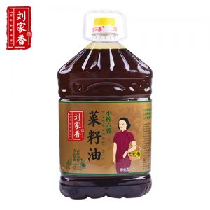 刘家香菜籽油桶装5L