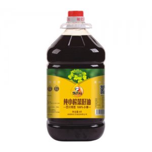 驰亿川纯小榨菜籽油5L