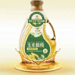 长白油翁玉米橄榄食用调和油5L