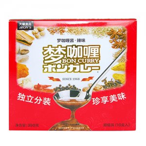 大塚食品 梦咖喱酱（辣味）十支装