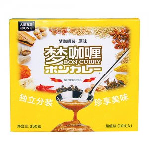 大塚食品 梦咖喱酱（原味）十支装