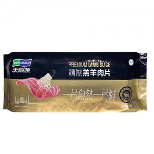 天顺源精制羔羊肉片1kg