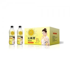 沁鲜果柠檬味苏打气泡水480ml×15瓶