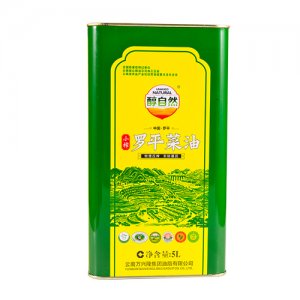 醇自然菜籽油小榨5L铁罐装