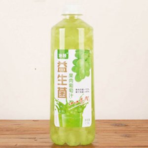 沁领益生菌果肉葡萄汁1.18L