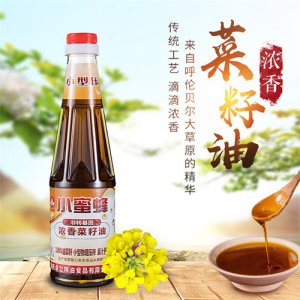 小蜜蜂浓香菜籽油450ml