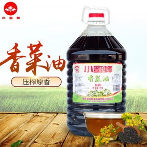 小蜜蜂香菜籽油20L