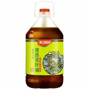 美津园土家小榨浓香菜籽油10L