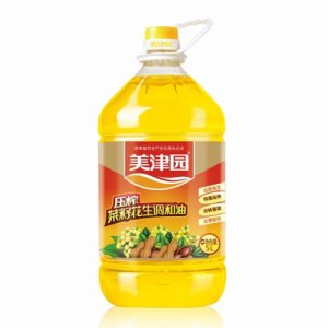 美津园压榨菜籽花生调和油5L