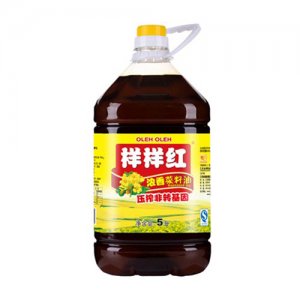 样样红浓香菜籽油5L