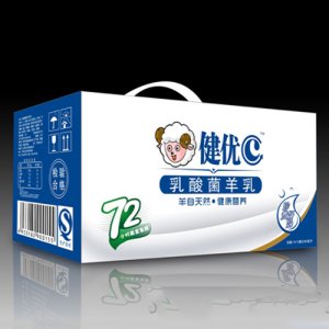 健优C乳酸菌羊乳礼盒（蓝）1提x12瓶（280ml）