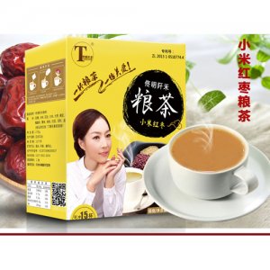 佟名阡禾小米红枣粮茶盒装