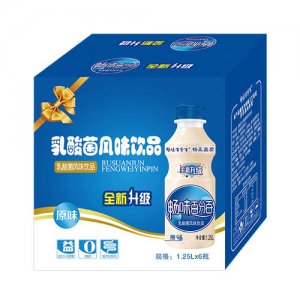 畅味百分百乳酸菌饮品原味1.25Lx6瓶