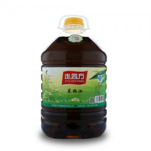 走四方非转基因四级菜籽油20L