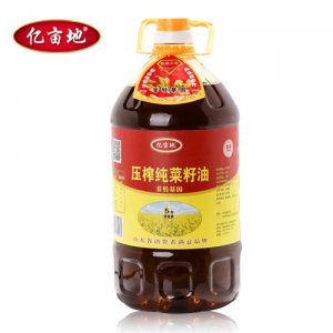 亿亩地压榨纯菜籽油5L