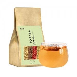 草百花金银花胖大海菊花茶150g