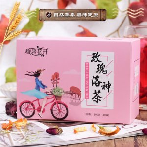 缘来花开玫瑰洛神茶100g