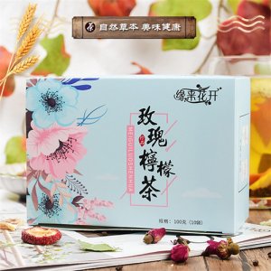 缘来花开玫瑰柠檬茶100g