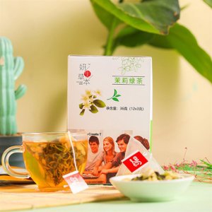 妍生草本茉莉绿茶36g