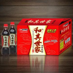 和其世家凉茶饮料纸箱红