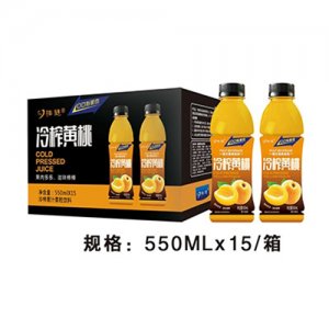 心相随冷榨黄桃果汁饮料550mlx15瓶