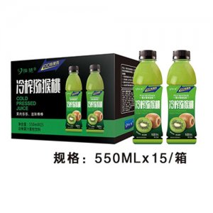 心相随冷榨猕猴桃果汁饮料550mlx15瓶