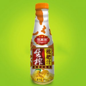 维嘉思生榨枇杷汁饮料500ml