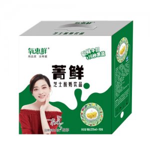 氧惠鲜菁鲜芝士酸奶饮品225mlx10瓶