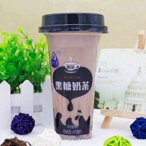 乐比乐黑糖奶茶饮料400ml