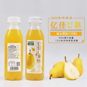 亿佳果园益生菌雪梨汁饮料380ml