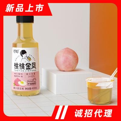 柠可桃桃金凤果汁茶饮料瓶410ml